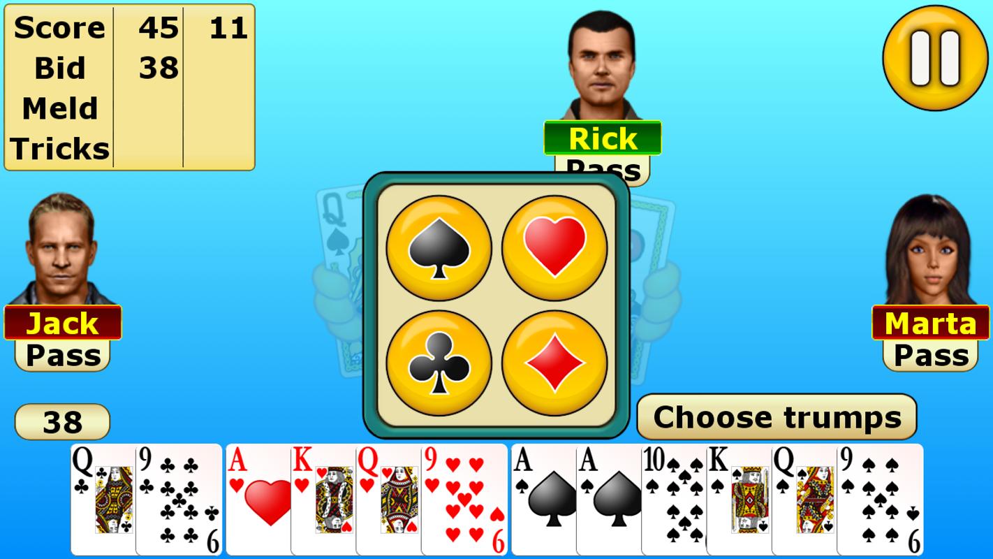 Pinochle Rules For 2 Players