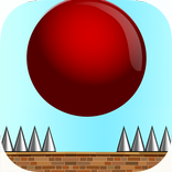 Crazy Red Bouncy Ball Spikes