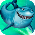 Angry White Shark Race Attack