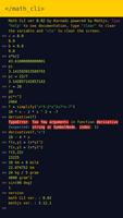 Math CLI الملصق