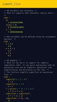 Math CLI capture d'écran 2