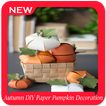 Autumn DIY Paper Pumpkin Decoration