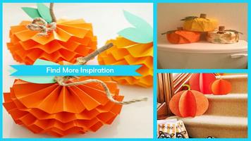 Autumn DIY Paper Pumpkin Decoration screenshot 1