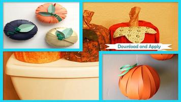 Autumn DIY Paper Pumpkin Decoration screenshot 2