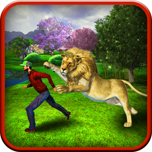 Angry Lion Jungle Simulation
