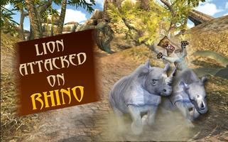 Angry Lion Jungle Simulation ảnh chụp màn hình 3