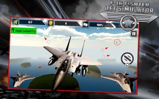 F16 Fighter Jet Simulator Free Affiche