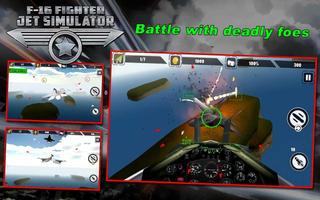 F16 Fighter Jet Simulator Free screenshot 1