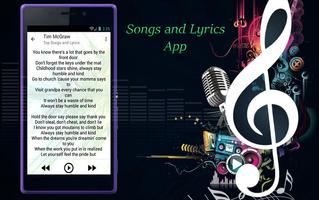 Tim McGraw Top Songs & Lyrics capture d'écran 3
