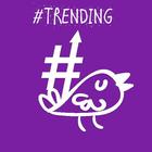 Widget for twitter trends icon