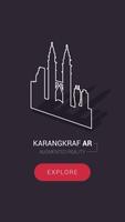 Karangkraf AR الملصق