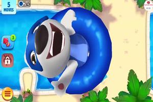 Game Talking tom Pool Trick ポスター