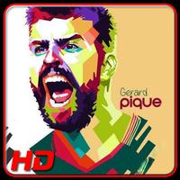 Gerard Piqué Wallpaper HD Affiche