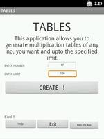 Table Generator captura de pantalla 1
