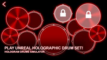 Hologram Drums Simulator-poster