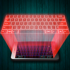 Hologram Keyboard 3D Simulator ícone