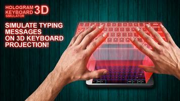 Hologram Keyboard 3D Simulator تصوير الشاشة 3