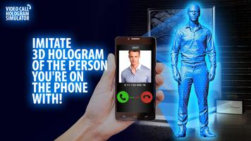 Video Call Hologram Simulator syot layar 1