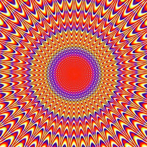 Visual optical illusions