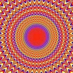Visual optical illusions