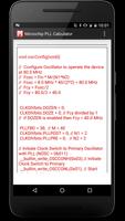 Microchip PLL Calculator スクリーンショット 1