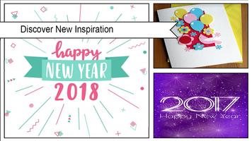 Amazing New Year Greeting Cards 포스터