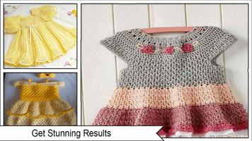 Modèles de robe de bébé au Crochet de beauté capture d'écran 1