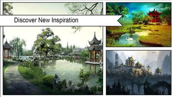 Wallpaper Tinta 3D Cina screenshot 1