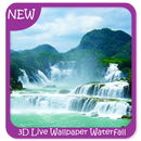 Fondo de pantalla en 3D Waterfall Swan APK