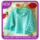 Fácil DIY Hybrid Poncho Crochet APK