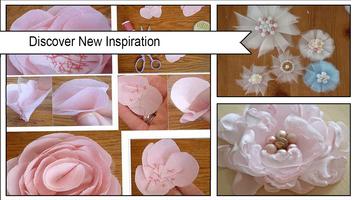 Easy Fabric Flowers Tutorials 스크린샷 1