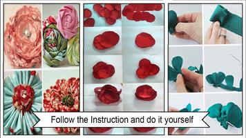 Easy Fabric Flowers Tutorials screenshot 2