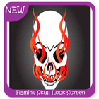 Flaming Skull Lock Screen 아이콘