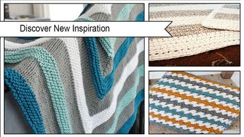 Simple Striped Crochet Blanket Patterns screenshot 1