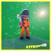 astronaut run adventure icon