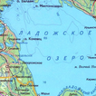 Карта глубин ладожского озера
