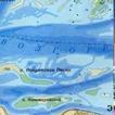 Карта глубин реки волга