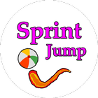 Sprint Jump Zeichen