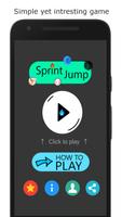Sprint Jump Poster