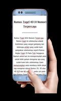 Rumus Togel 4D (4 Nomor) Terpercaya dan akurat capture d'écran 2