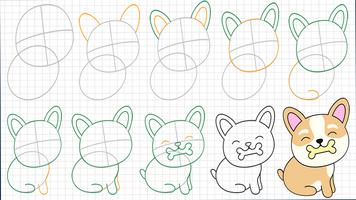 How to Draw Kawaii Step by Step Affiche