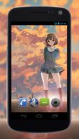 Anime Girl Live Wallpaper اسکرین شاٹ 1