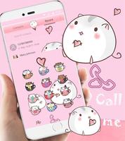 Kawaii Kitty Chủ đề Tách con mèo hình nền Cup cat ảnh chụp màn hình 3