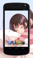 Sleeping Girl Anime Wallpaper 截图 2