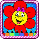 Kawaii Flowers Coloring Book aplikacja