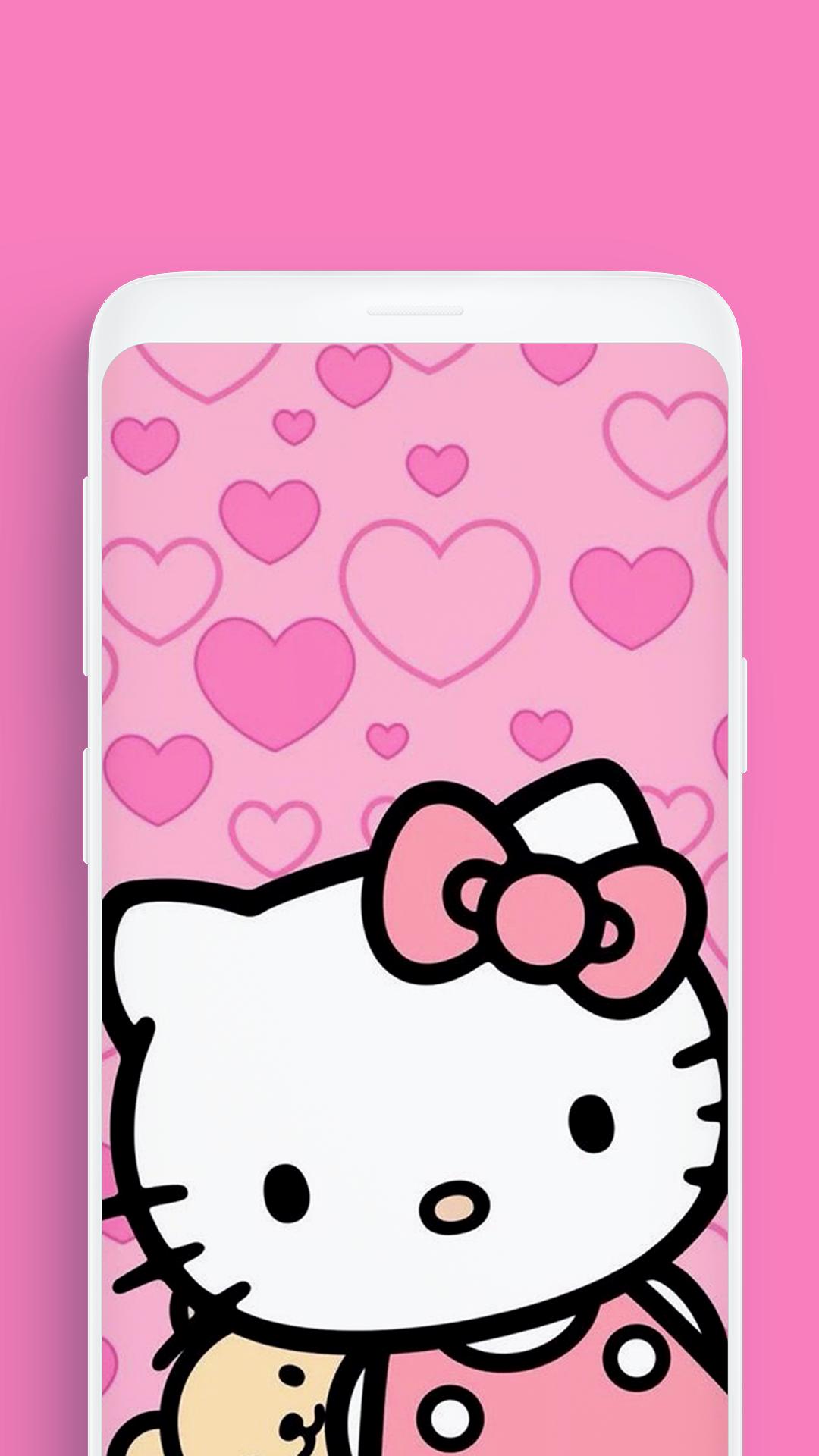  Wallpaper  Candy Pink  Gambar Hello  Kitty  Pink  Lucu  