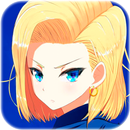 Android 18 (Lazuli) Anime Lockscreen Wallpaper aplikacja