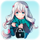 Izumi Sagiri Pattern Lock Screen and Wallpaper آئیکن