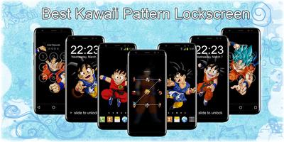Son Goku Pattern Lock screen and Wallpaper plakat