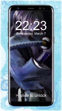 Himura Kenshin Pattern Anime Lockscreen Wallpaper Apk App